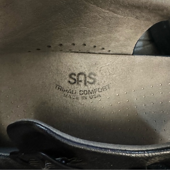 SAS TRIPAD COMFORT SANDALS, Black Pebble Leather, Made in USA, Women’s 10.5 - Picture 3 of 15